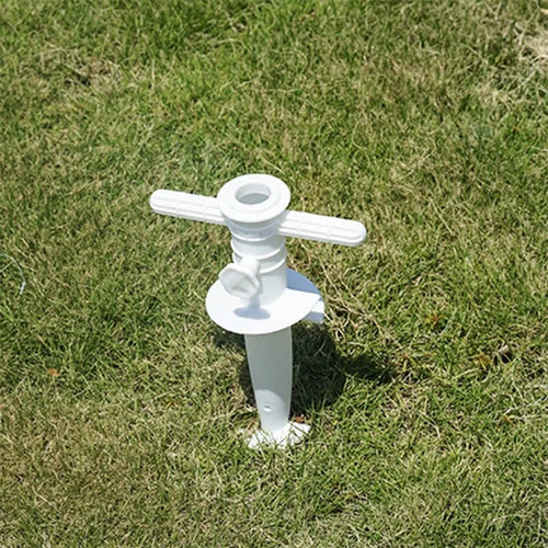 1pc Umbrella Base For Sun Beach Patio Sand Ground 31*17 Cm Plastic Outdoor Furniture Yard Garden Outdoor Living Accessories